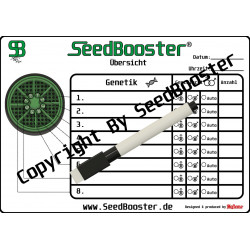 Samen-Datenblatt mit Folienstift SeedBooster®