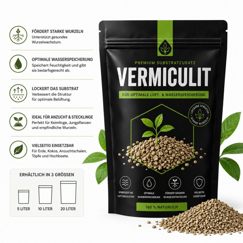 Vermiculit kaufen | Anzucht, Stecklinge & Aussaat