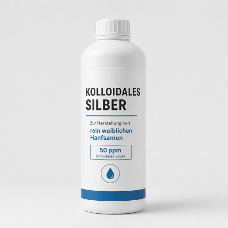 Kolloidales Silber 50 ppm – Zur Herstellung rein weiblicher feminisierter Hanfsamen
