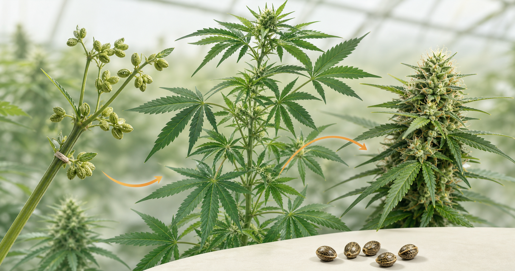 Feminisierte Samen herstellen – kontrollierte Bestäubung einer weiblichen Cannabispflanze